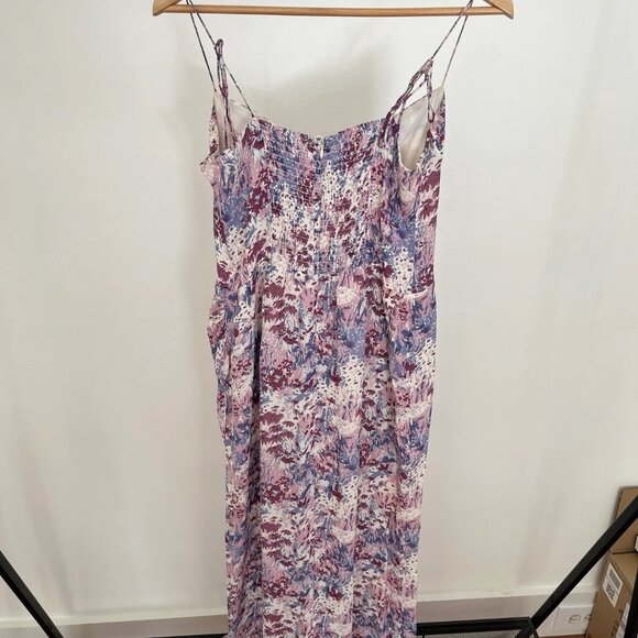Reformation - Kourtney Purple Floral Midi Dress - Picture 5 of 6